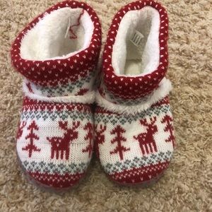 Holiday kids slippers